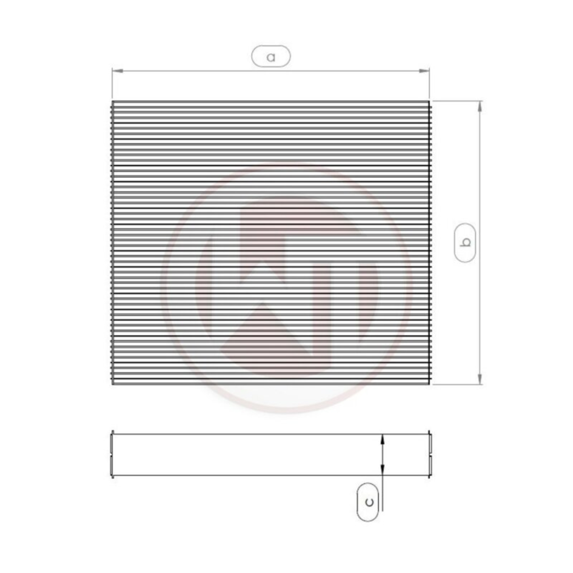 Picture of Wagner Tuning 563x468x32mm Radiator Core