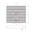 Picture of Wagner Tuning 645x395x52mm Radiator Core