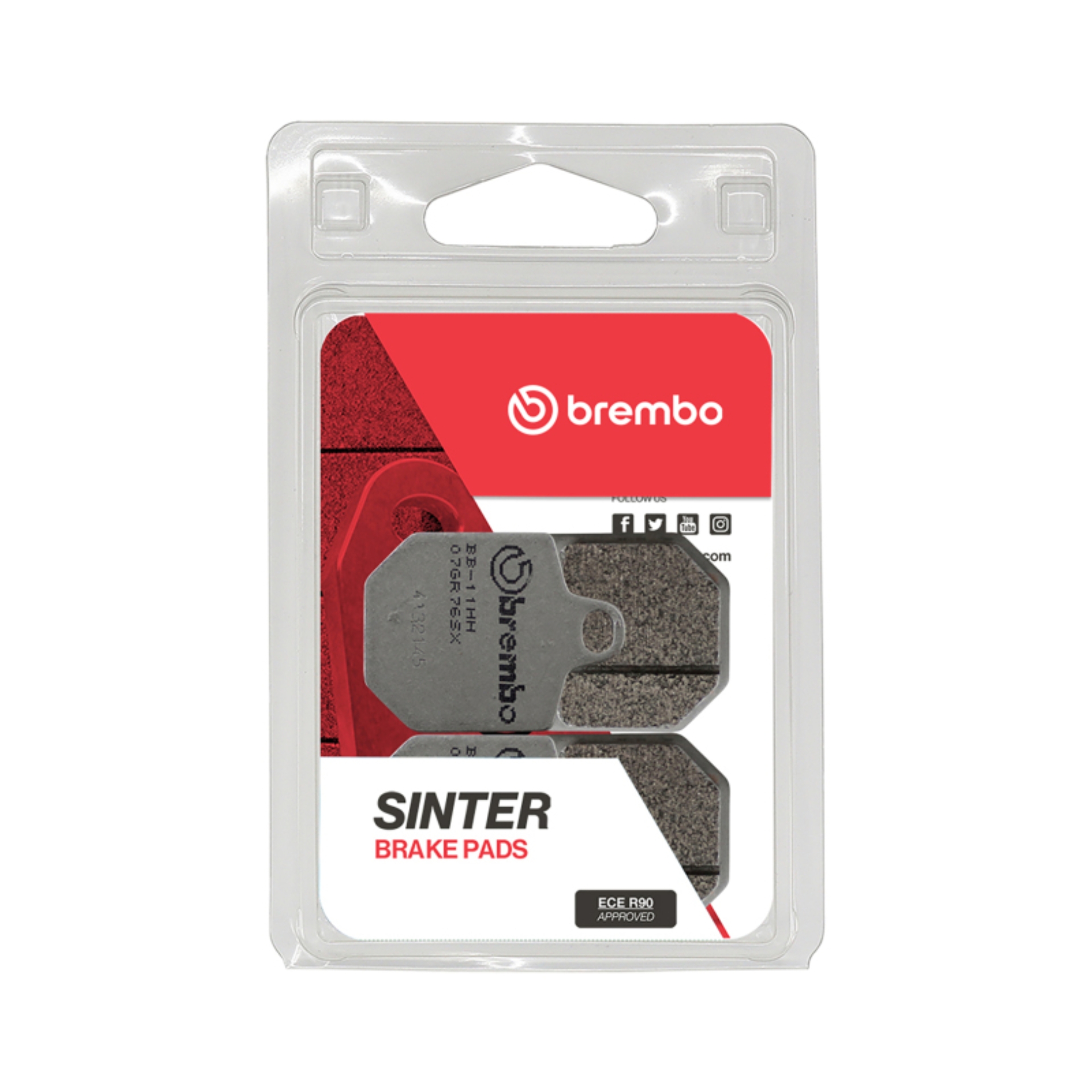 Picture of Brembo 07-07 Hm CRM X Supermotard 125cc Sinter Brake Pad - Front