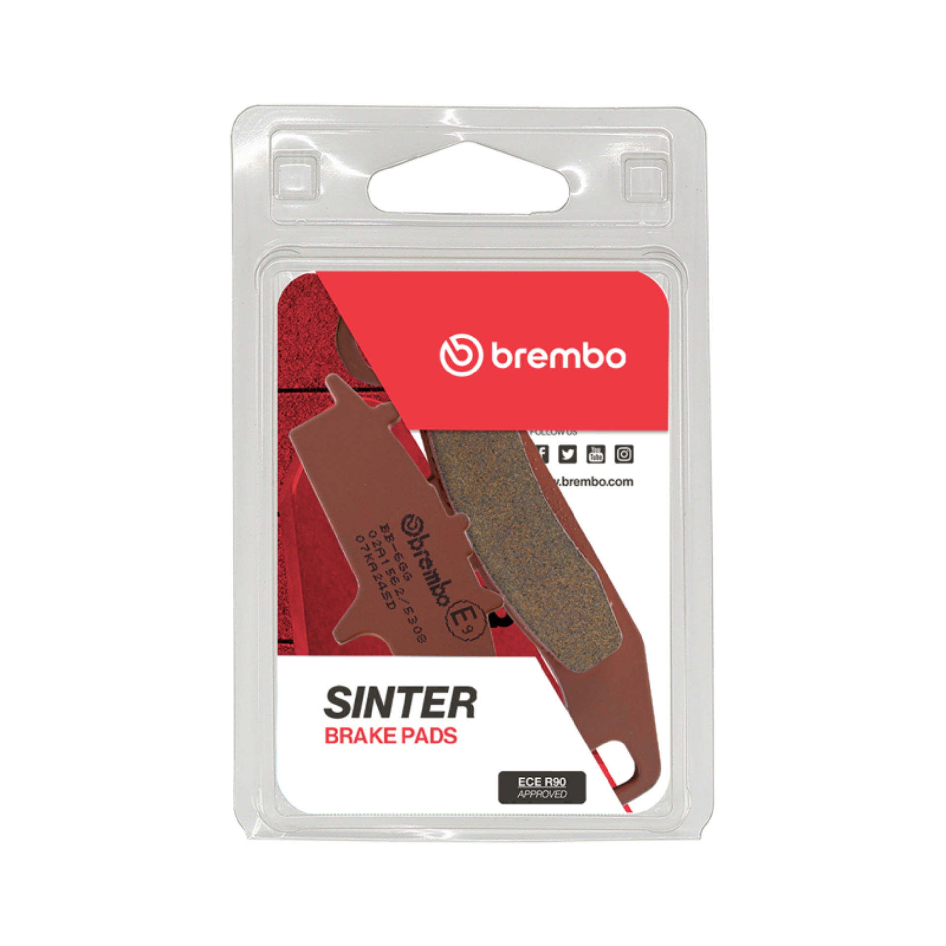 Picture of Brembo 07-15 Kawasaki KFX Right 450cc Sinter Brake Pad - Front