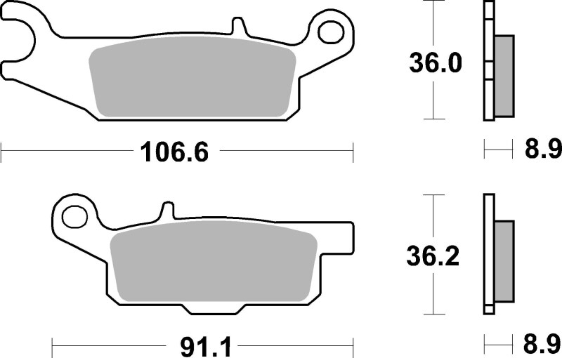 Picture of Brembo Sinter Prime Brake Pad