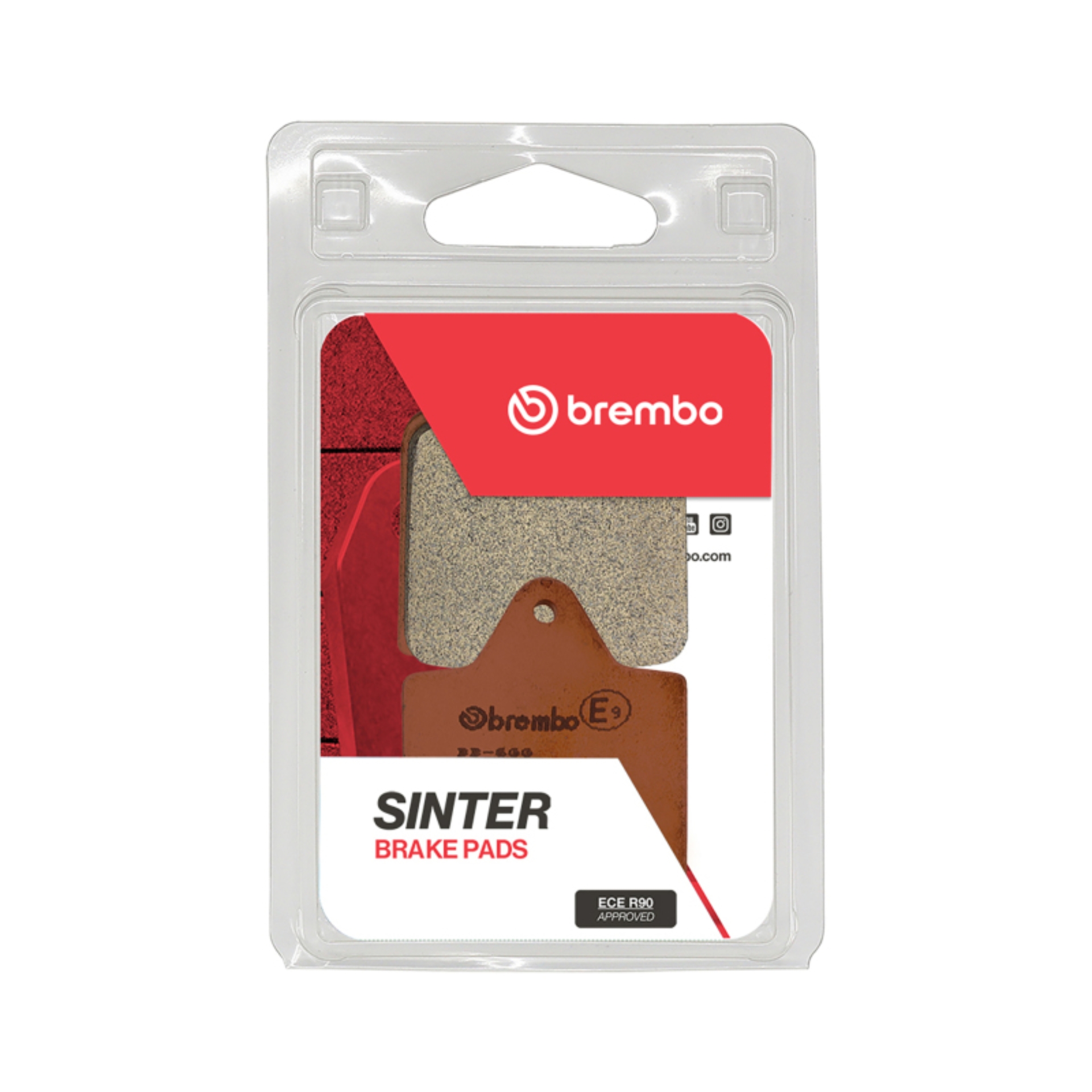 Picture of Brembo 96-96 Polaris Big Boss L 6x6 Middle Axle Brake 400cc Sinter Brake Pad - Front
