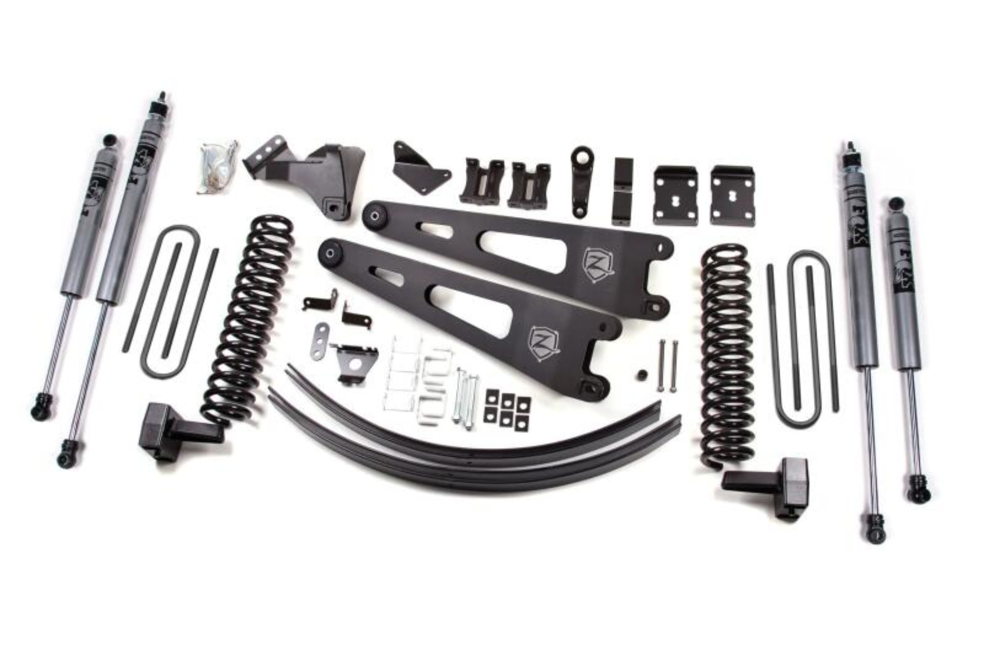 Picture of Zone Offroad 11-14 Ford F250/F350 Super Duty 4WD Diesel 6In Lift Kit w/ Radius Arms