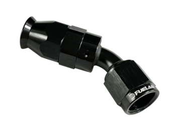 Picture of Fuelab PTFE Swivel Hose End Fitting - 45 Degree - 6AN