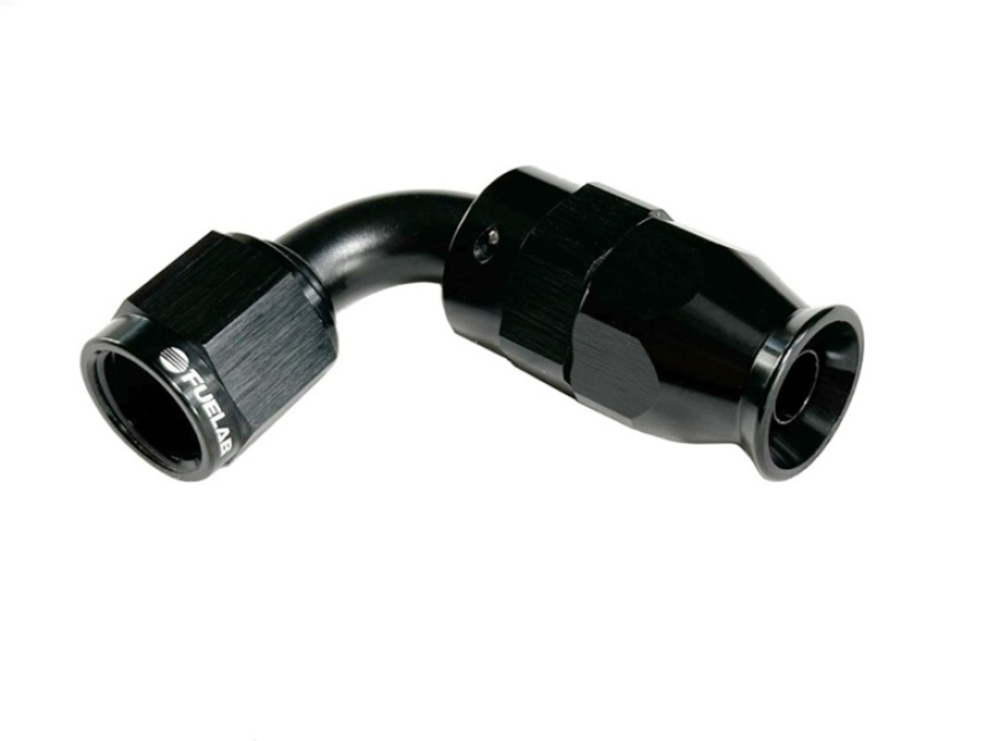 Picture of Fuelab PTFE Swivel Hose End Fitting - 90 Degree - 6AN