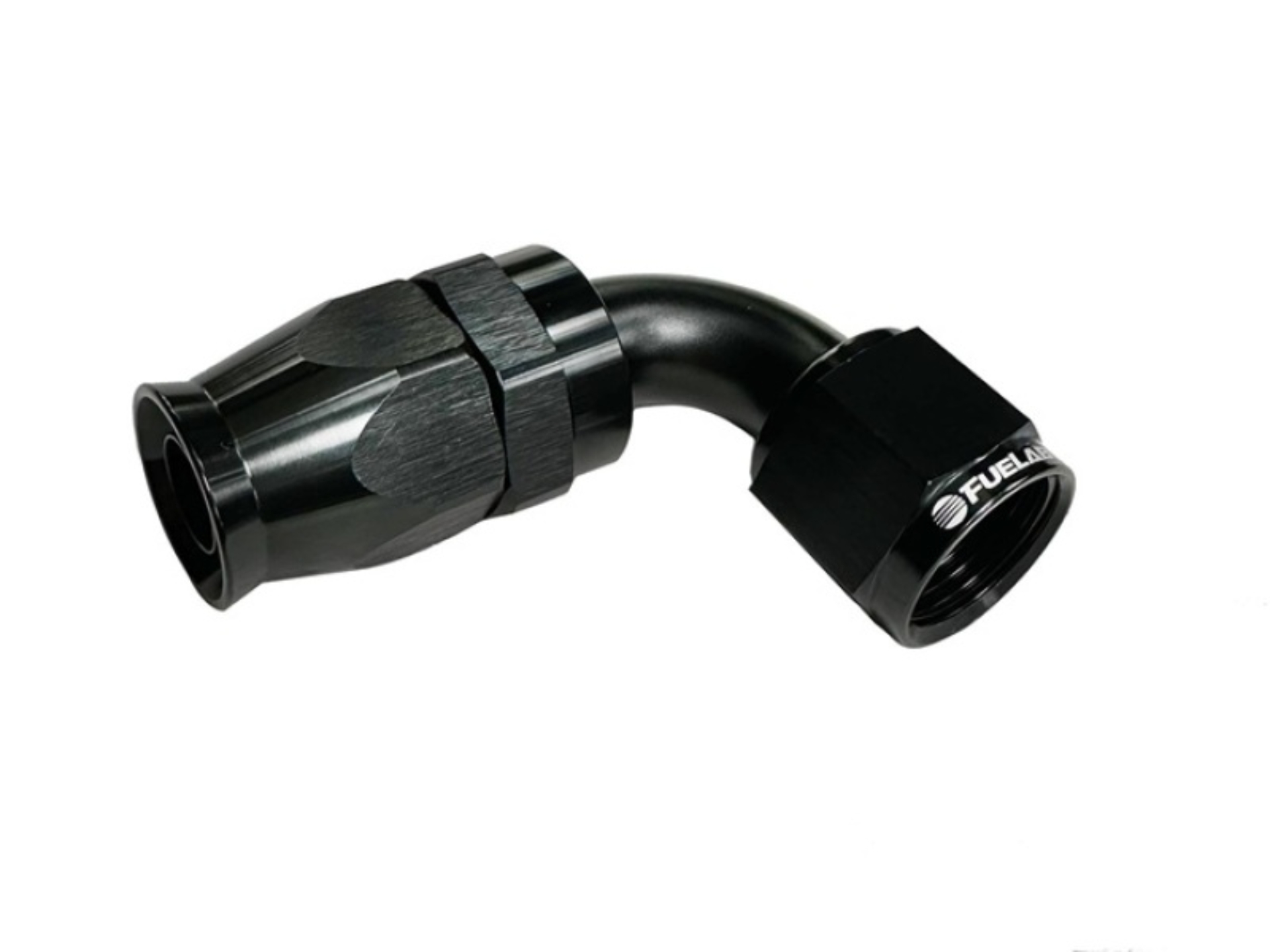 Picture of Fuelab PTFE Swivel Hose End Fitting - 90 Degree - 10AN