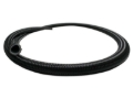 Picture of Fuelab Black Nylon Stainless Steel Braided PTFE Hose - 6AN - 3ft
