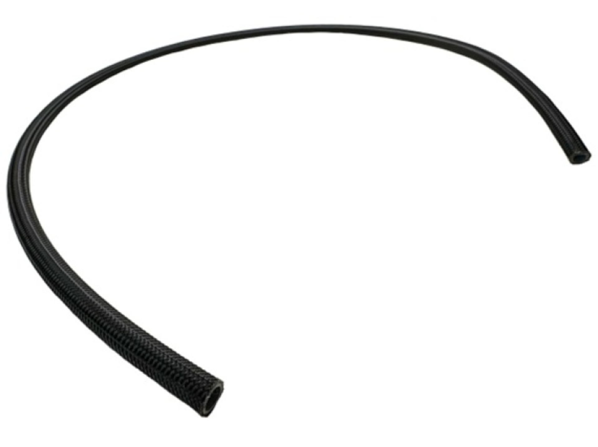 Picture of Fuelab Black Nylon Stainless Steel Braided PTFE Hose - 8AN - 20ft