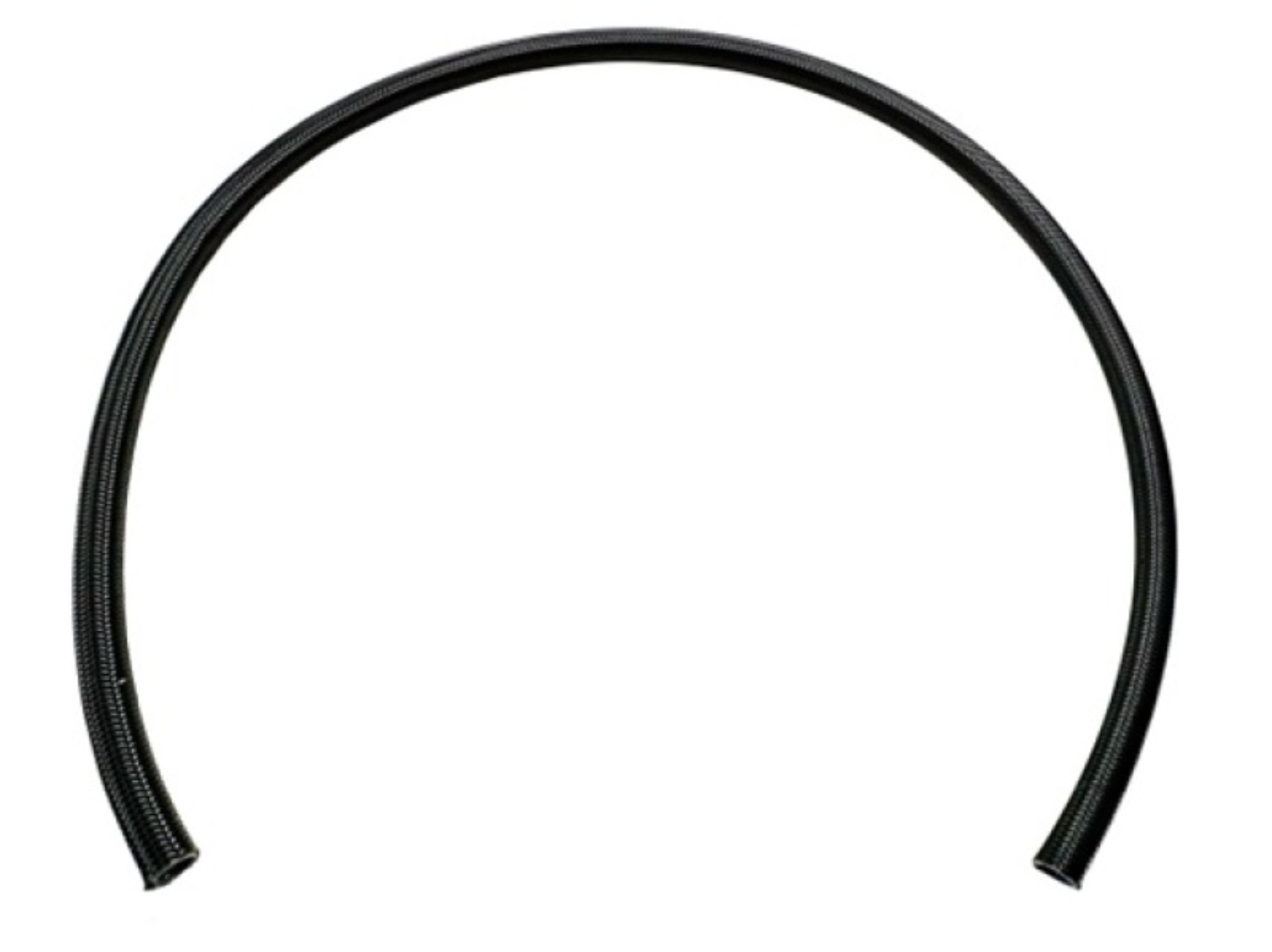 Picture of Fuelab Black Nylon Stainless Steel Braided PTFE Hose - 10AN - 6ft