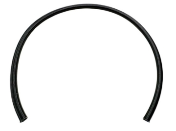 Picture of Fuelab Black Nylon Stainless Steel Braided PTFE Hose - 10AN - 6ft