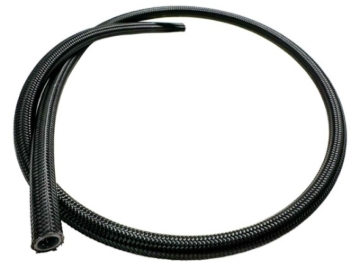 Picture of Fuelab Black Nylon Stainless Steel Braided PTFE Hose - 12AN - 20ft