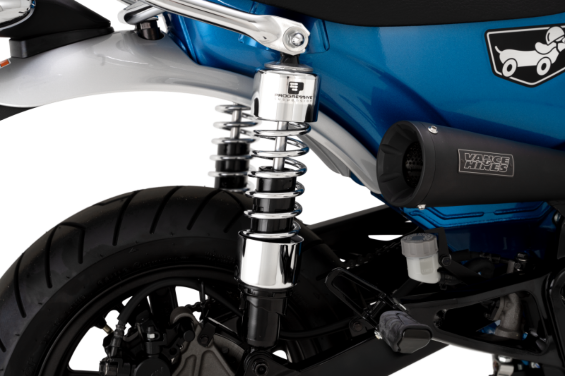 Picture of Progressive 2025 Honda DAX 125 412 Series Shocks 13.5in - Chrome