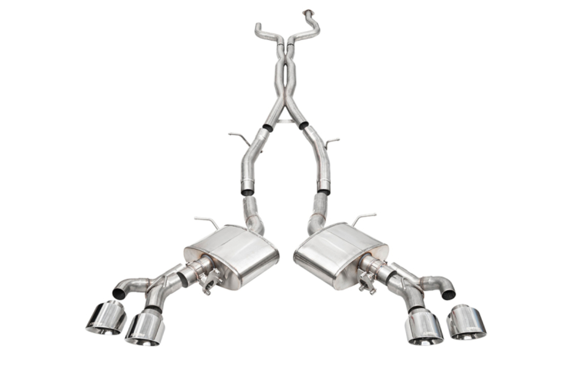 Picture of Corsa 22-25 Cadillac CT4 V Blackwing 3in Active Valve Cat-Back - 4.5in Polished Tip