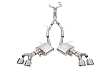 Picture of Corsa 22-25 Cadillac CT4 V Blackwing 3in Active Valve Cat-Back - 4.5in Polished Tip