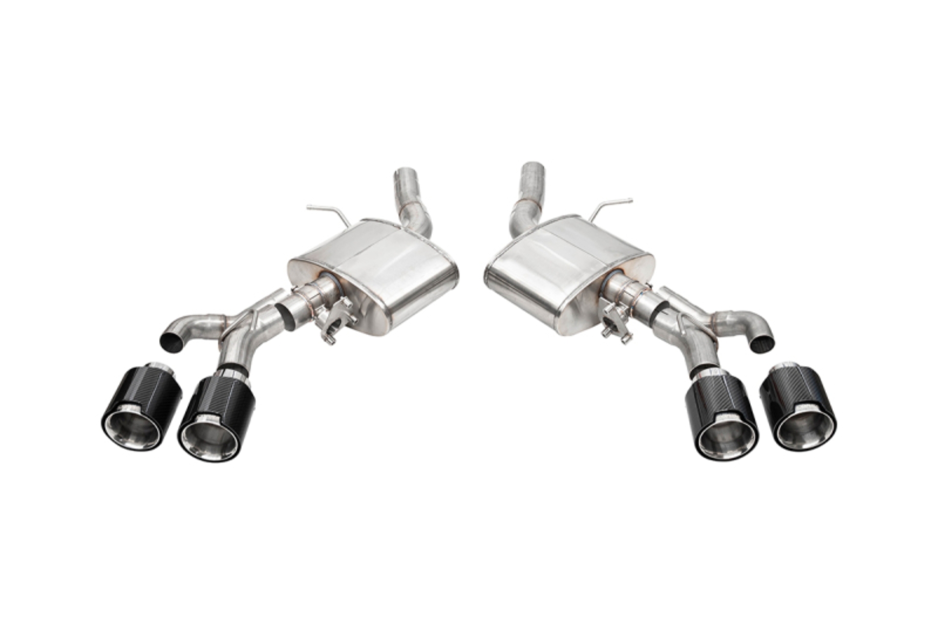 Picture of Corsa 22-25 Cadillac CT4 V Blackwing 3in Active Valve Axle-Back - 4.5in Carbon Fiber Polished Tip