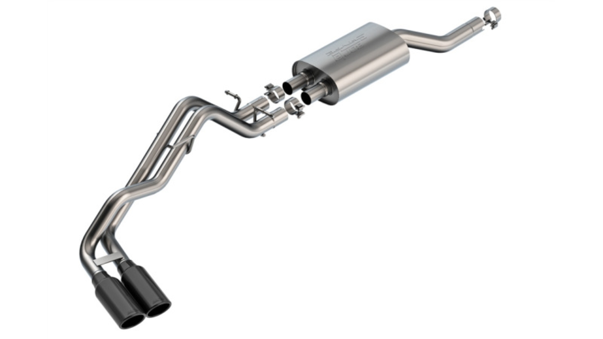 Picture of Borla 2024+ Ford Ranger XLT S Type Catback System - Black Chrome