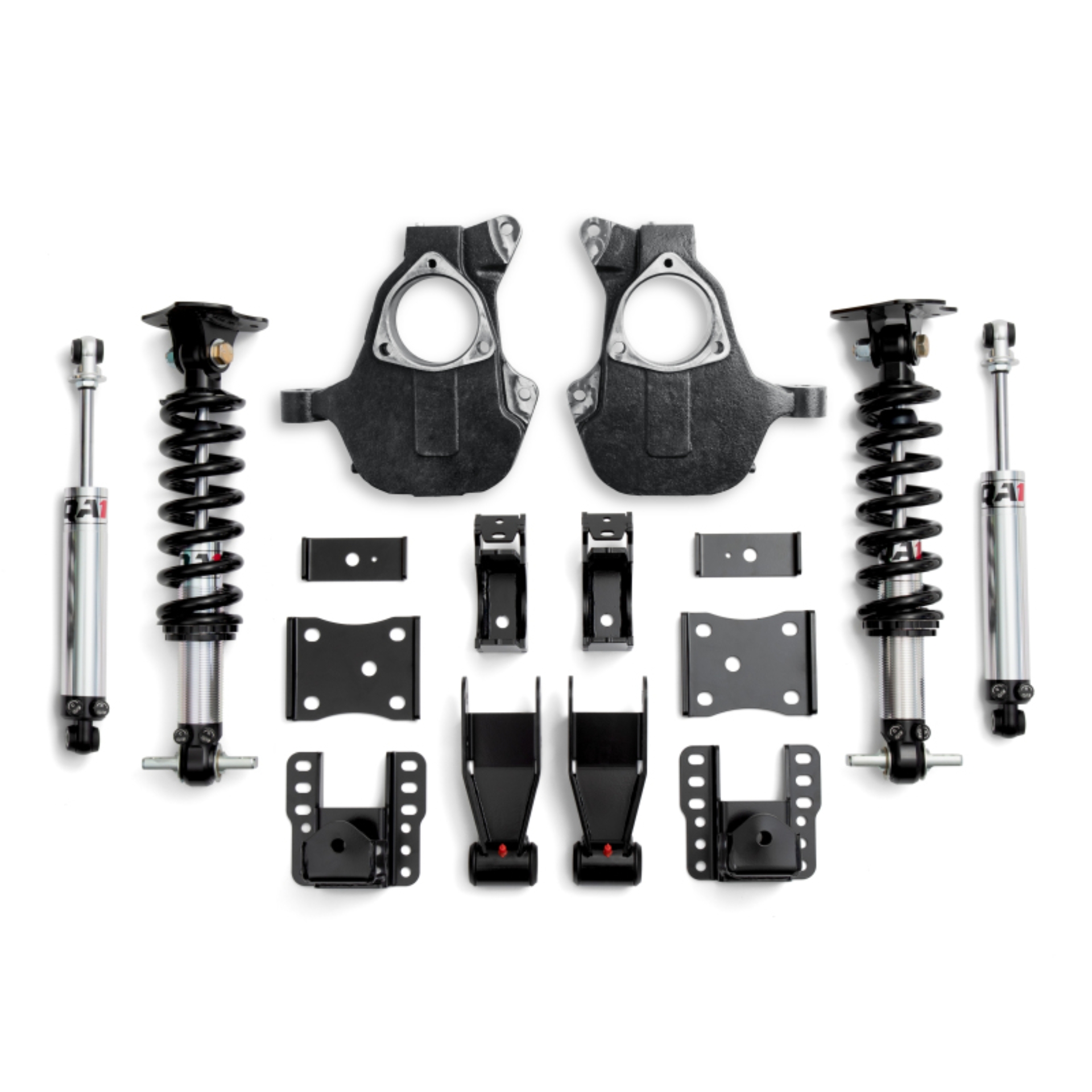 Picture of QA1 14-18 Chevy Silverado 2WD Dual Adjustable 4-6in Lowering Kit w/ Spindles