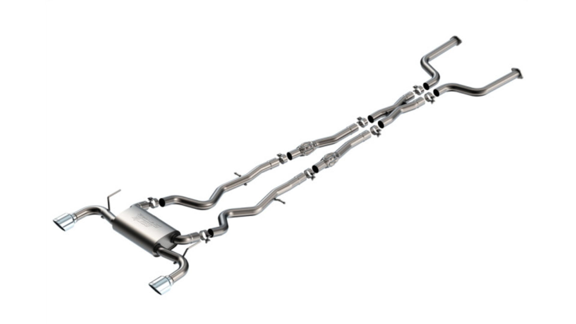 Picture of Borla 16-24 Infinity Q50 (Auto V6) S Type Cat Back - Chrome Tip