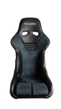 Picture of Recaro RS-G Motorsport Seat - Black Leather/Grey Alcantara (4/5/6 Point Belt)