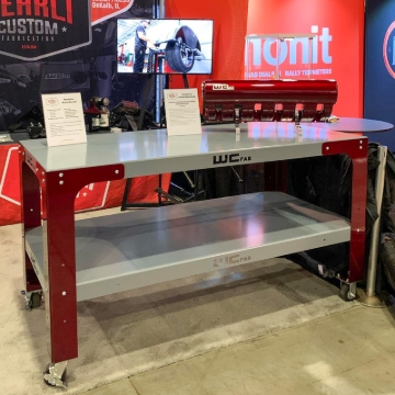 Picture of Wehrli Modular Steel Work Bench Top/Shelf Kit, 32in. x 72in. x .120in. Thick, BOTH Grey