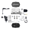 Picture of Wilwood MOPAR Compact Tandem M/C Kit w/ P-Valve & Pushrod 15/16in Bore - Chrome Powdercoat