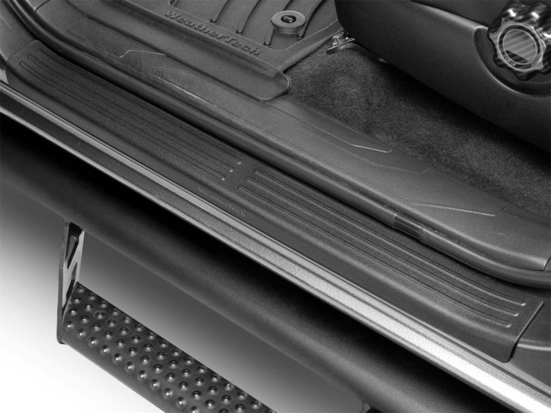 Picture of WeatherTech 18-23 Toyota Tacoma DC SillProtector (4pc Set) - Black