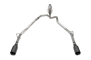 Picture of Corsa 25-26 Ram 2.5in Stainless Steel Sport Cat-back, Dual Rear Exit 5.0in Gunmetal Tip