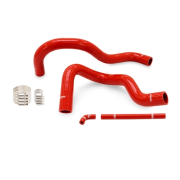 Picture of Mishimoto 95-04 Toyota Tacoma 2.4L - 2.7L (4WD Auto Only) Silicone Coolant Hose Kit - Red