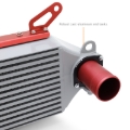 Picture of Mishimoto 2023+ Toyota GR Corolla Intercooler & Pipe Kit - Silver Cooler - Red Pipes