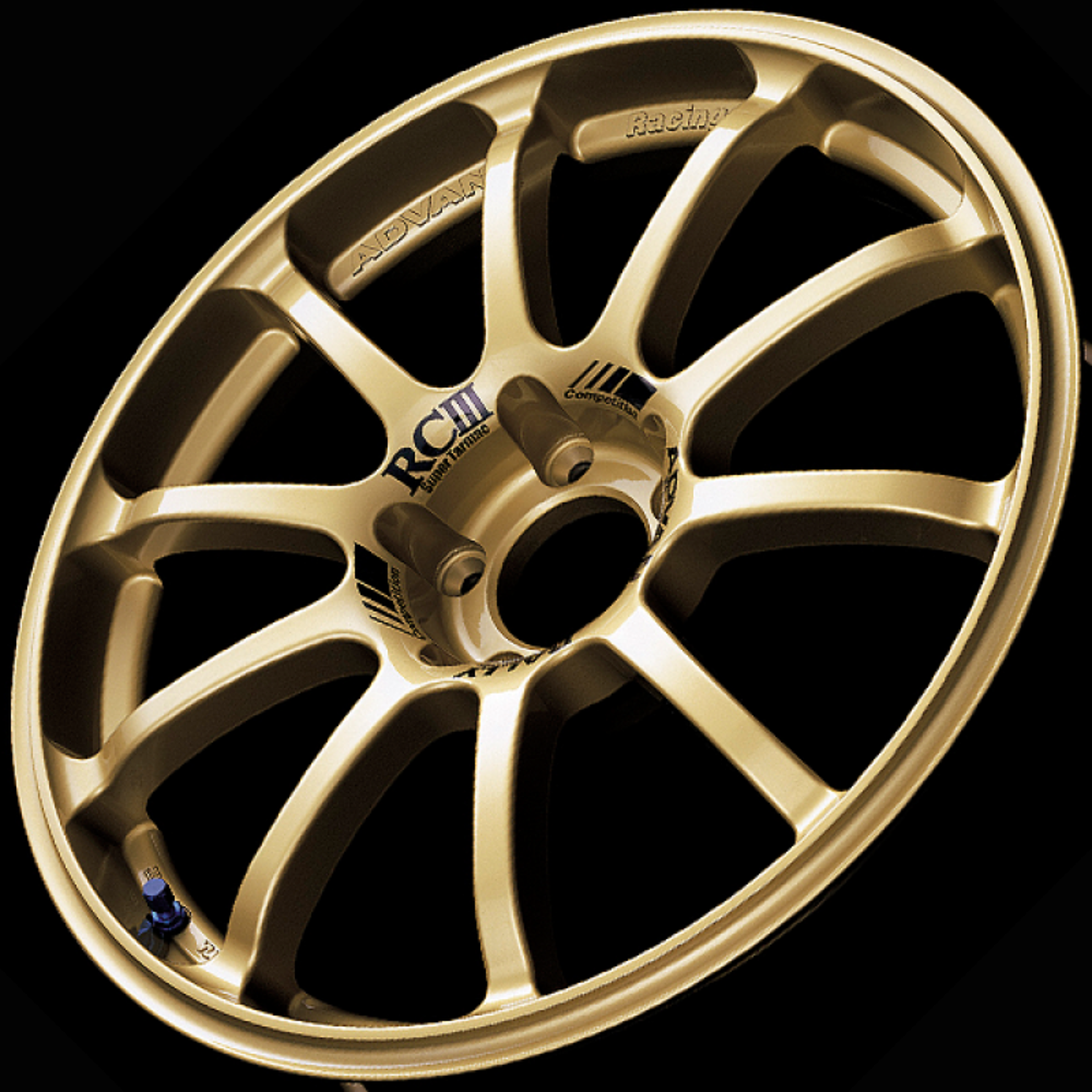 Picture of Advan RCIII 18x8.5 +38mm 5x114.3 Racing Gold Wheel