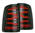 Picture of AlphaRex 09-18 Dodge RAM LUXX-Series LED Taillights Black Red w/Actv Light & SS