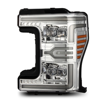 Picture of AlphaRex 17-19 Ford F-250/350/450/550 Super Duty NOVA-Series LED Proj Headlights Chrome w/SS & SBDRL