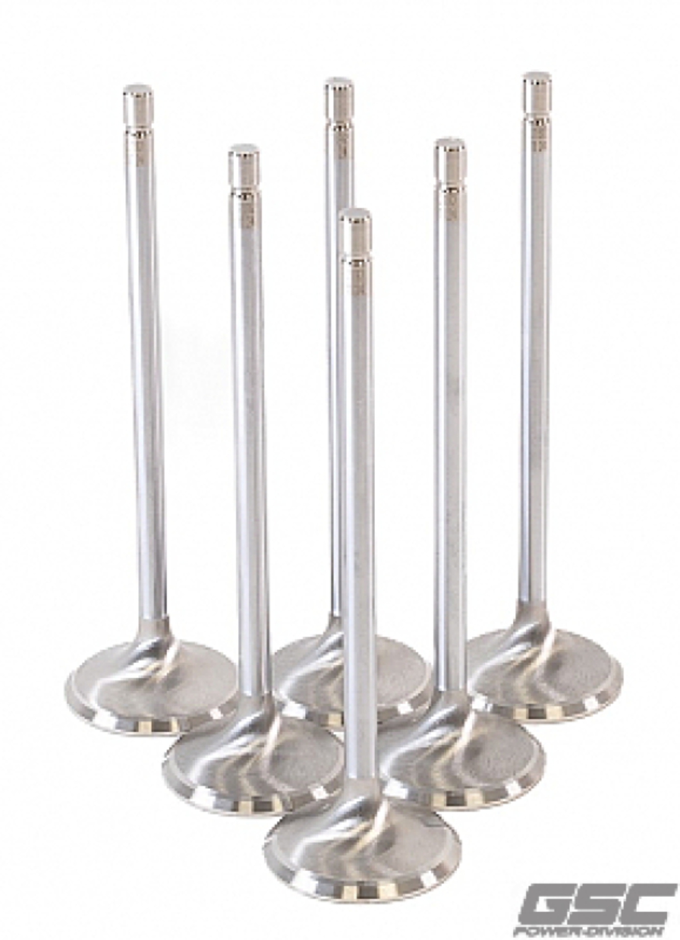 Picture of GSC P-D Toyota G16E-GTS 32.8mm Head (STD) Chrome Polished Intake Valves - Set of 6