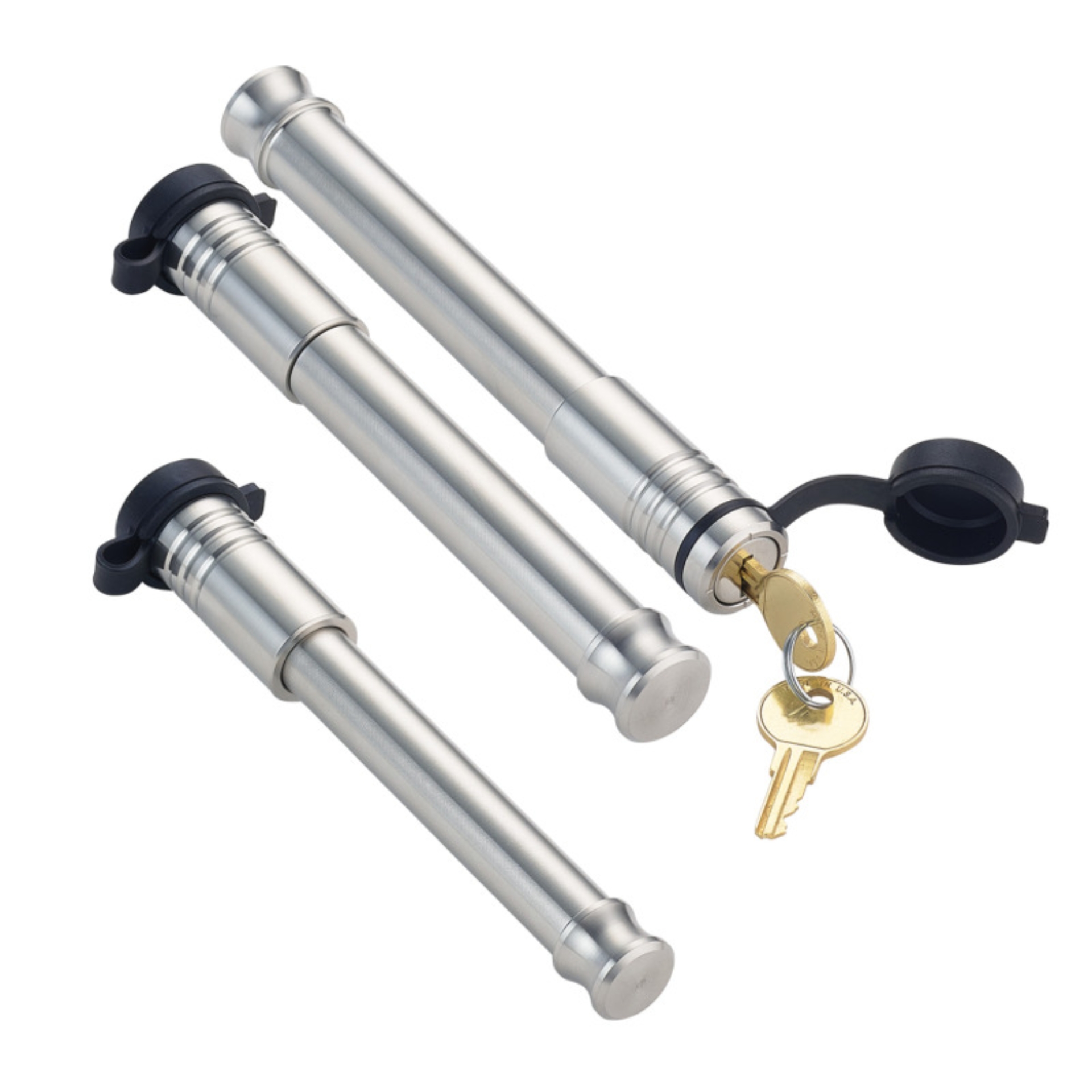 Picture of Gen-Y InfiniteRule (2) 3/4in x 3-7/8in Hitch Locks (1) 5/8in x 3-5/8in 3.0in Receiver Lock w/6 Keys
