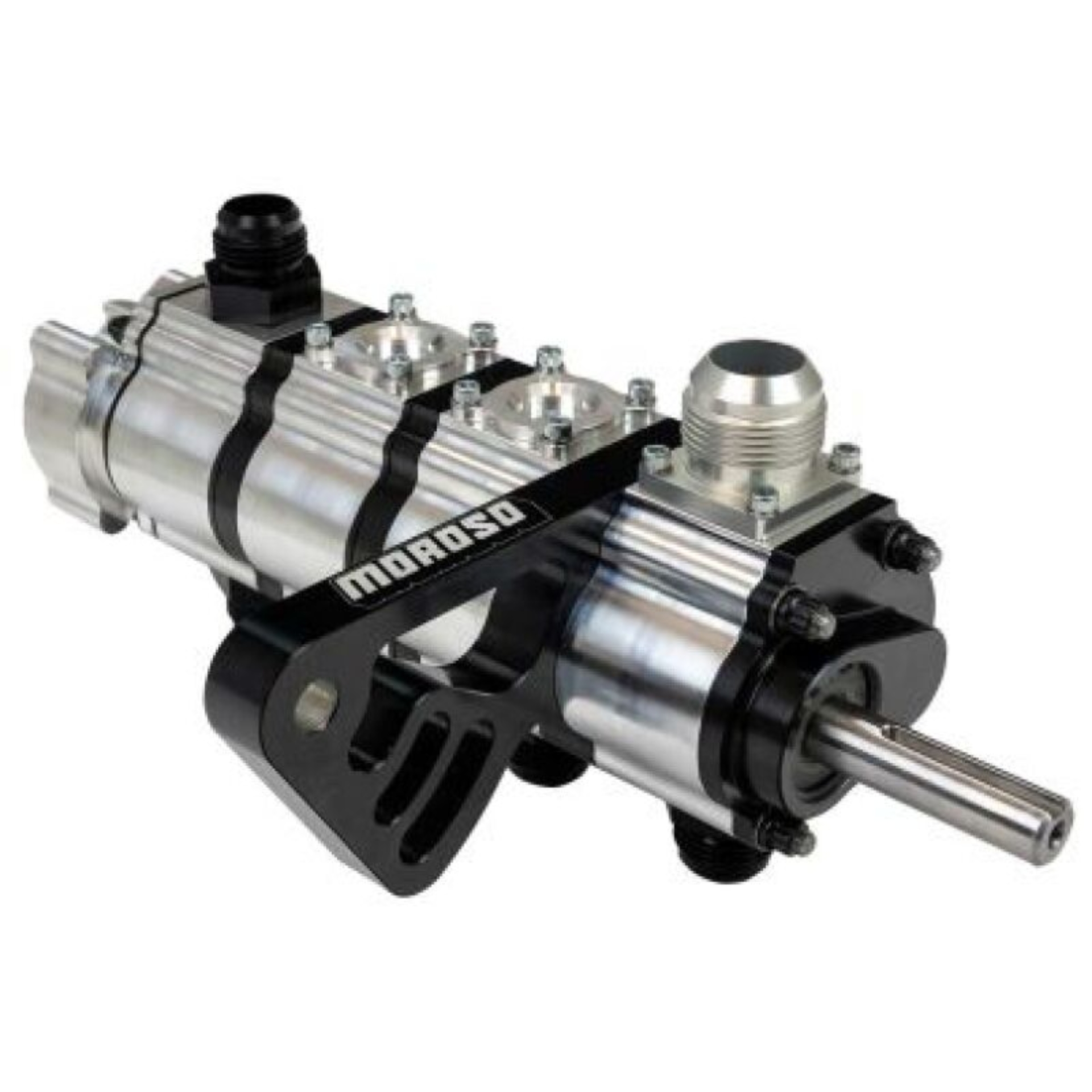 Picture of Moroso 4 Stage Tri-Lobe Left Side Door Mount 1.50in PS Oil Pump w/Fuel Pump Drive