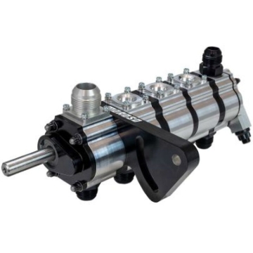 Picture of Moroso BBC Tri Lobe 5 Stage Passenger Right Side Block Mount Dry Sump Oil Pump w/Fuel Pump Drive