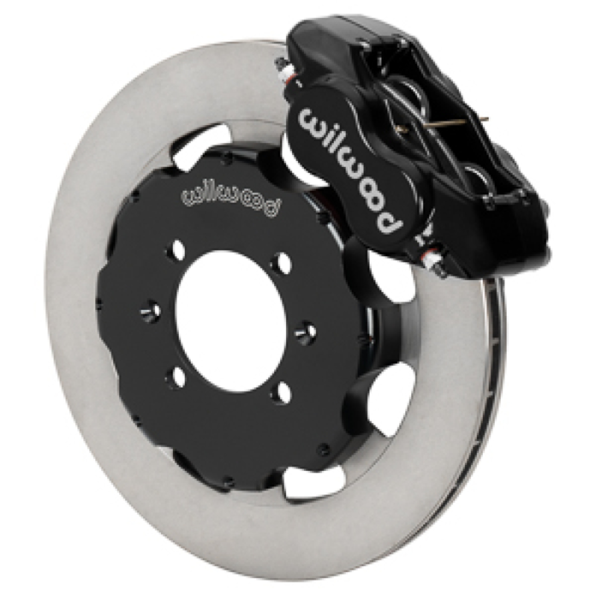 Picture of Wilwood Forged Dynalite Front Hat Kit - Black Caliper 11.75in Rotor 16+ Miata
