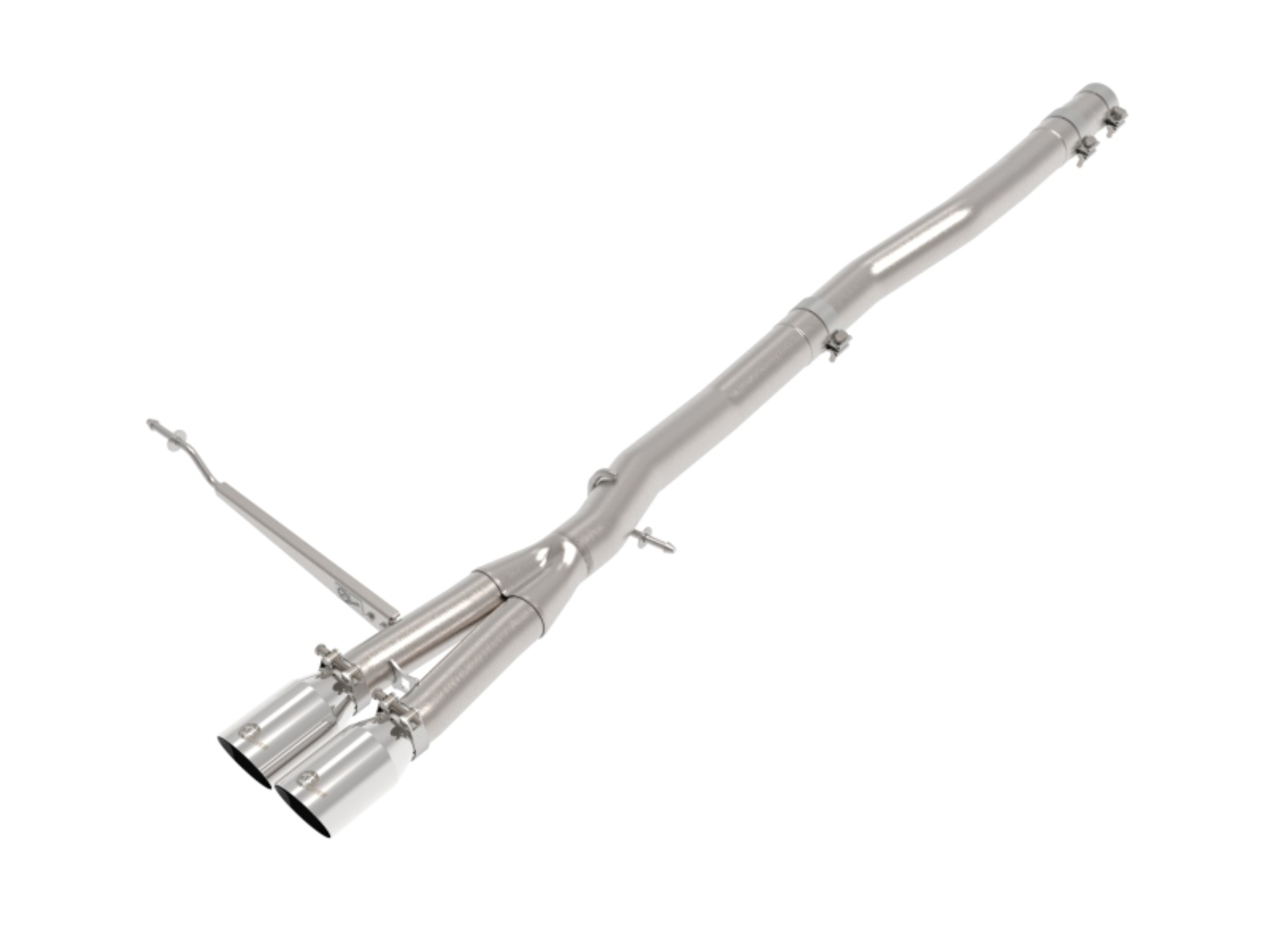 Picture of aFe 14-24 Mini Cooper S MACH Force-Xp 3in to 2-1/2in 304SS Cat-Back Exhaust w/ Polished Tip