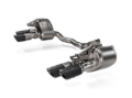 Picture of Akrapovic 2024+ Porsche Panamera Slip-On Line (Titanium) w/ Carbon Tips: Requires V6 or V8 fit kit