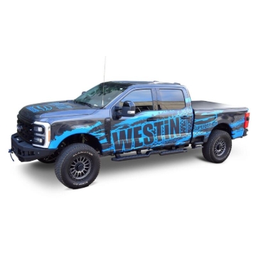 Picture of Westin 15-25 Ford F-150 SuperCrew / 17-25 F-250/350 CC HDX Running Boards - Tex. Blk