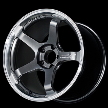 Picture of Advan GT Beyond 17x8.0 +45 5x114.3 Machined Hyper Platinum Black