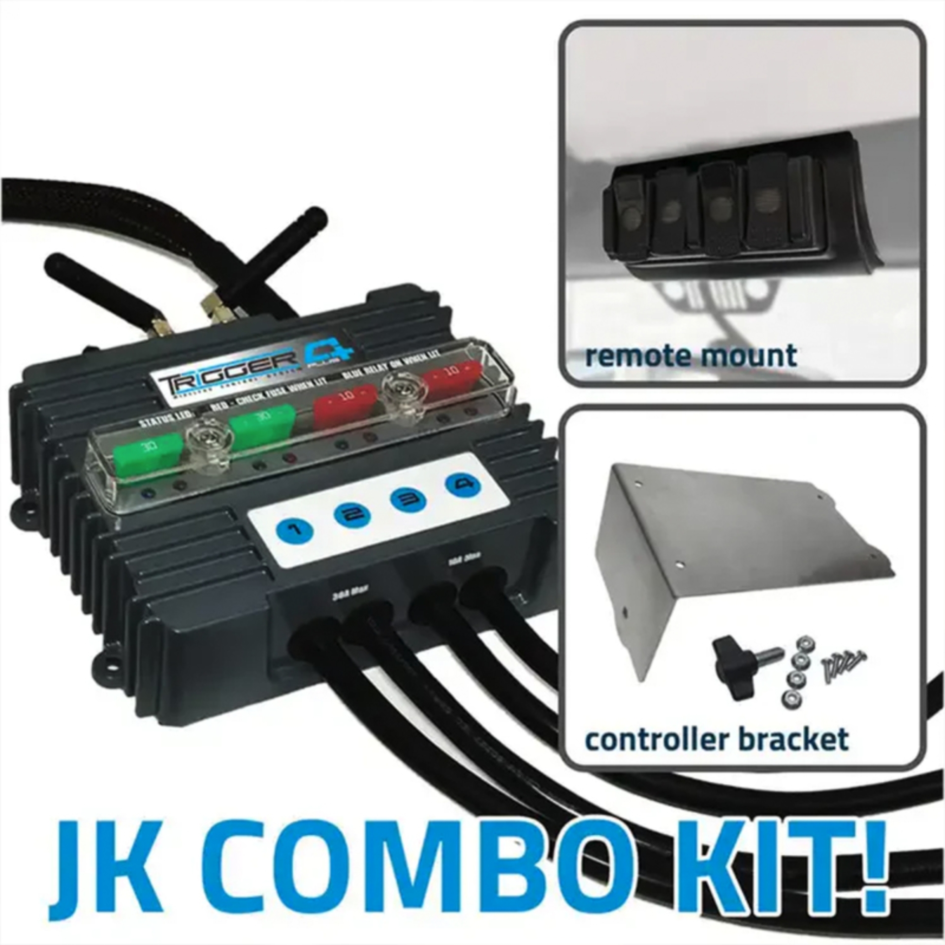 Picture of Oracle Trigger 4 Plus Wireless Accessory Control System Combo Kit - Jeep Jk