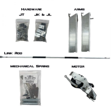 Picture of Rock Slide Rebuild Kit for Gen2 Step Sliders - JT 4 Door Driver Side