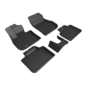 Picture of 3D MAXpider 2024+ Mini Countryman (non-SE) Kagu 1st and 2nd Row Floormats - Black