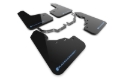 Picture of Rally Armor 22-26 Toyota Land Cruiser Black UR Mud Flap Light Blue Logo