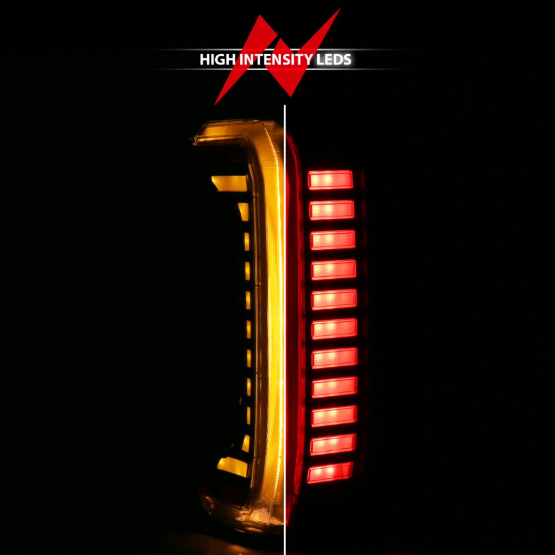 Picture of ANZO 22-24 Toyota Tundra Z-Series Full LED Tail Lights Smoke Lens Init/SeqSig- Pair