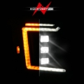 Picture of ANZO 15-20 GMC Yukon (Incl XL - Factory Halogen Models) Full LED Proj Headlights Black - Pass. Side