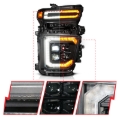 Picture of ANZO Z-Series 20-23 Chevy Silverado 2500/3500 Z-Series Full LED Proj Headlights Black - Pass. Side