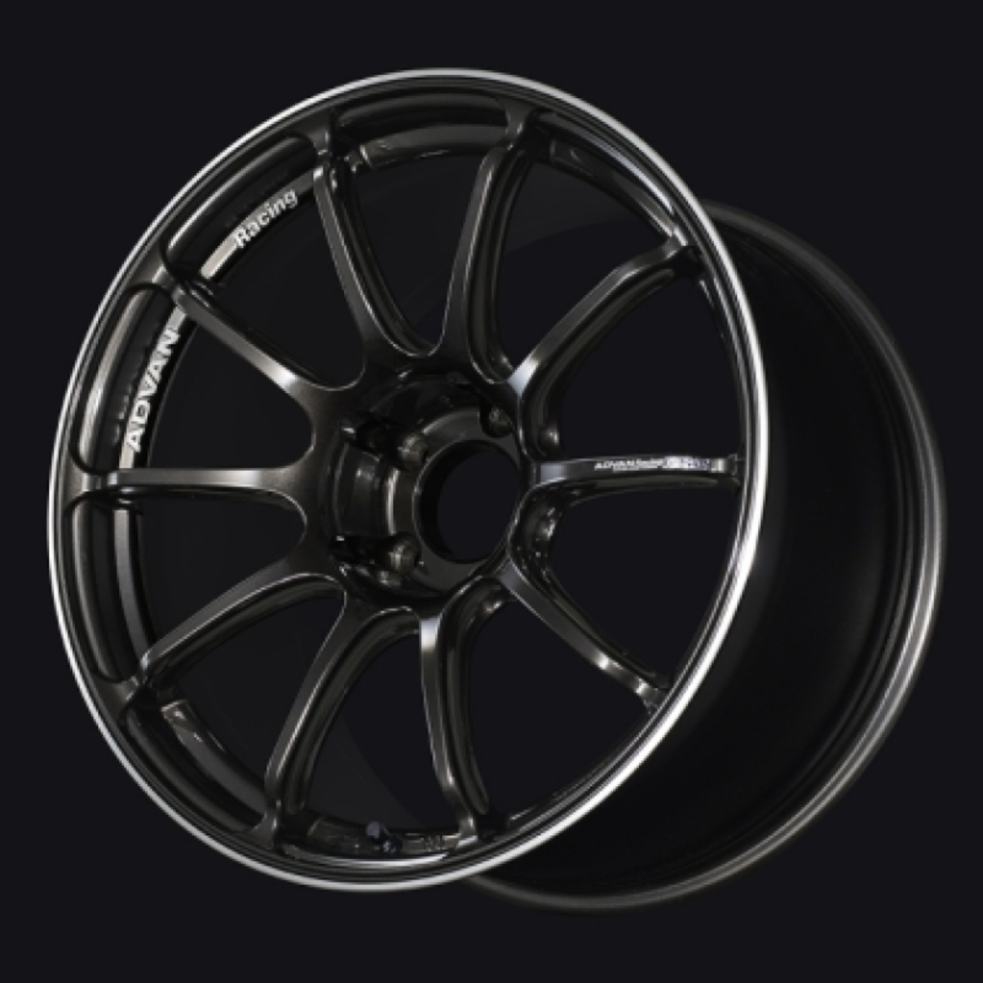 Picture of Advan RSIII - 19X9.5 / +45 / 5x120 / Black Gunmetallic and Ring