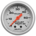 Picture of AutoMeter Ultra-Lite 2-1/16in. 100PSI Exhaust Pressure Digital Stepper Motor Gauge